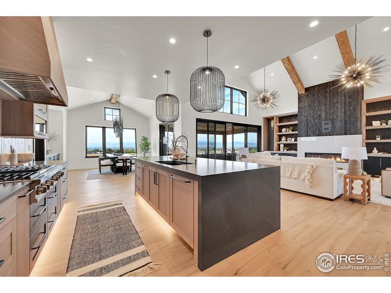 Furnished interior view inside a new home in , Fort Collins (Image 8).