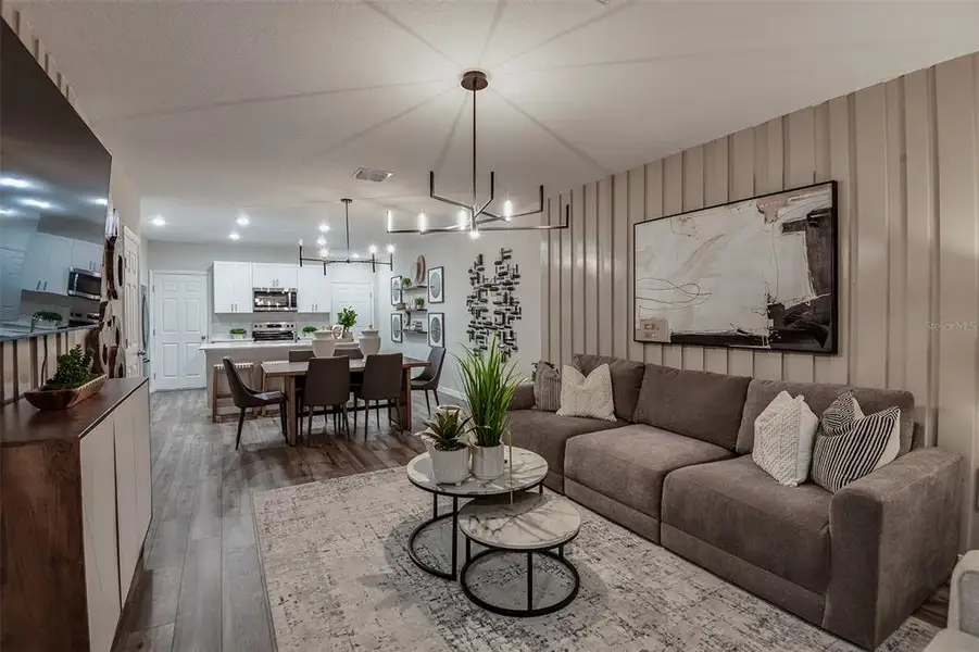 Furnished interior view inside a new home in The Grove at Crosswinds, Haines City (Image 6).