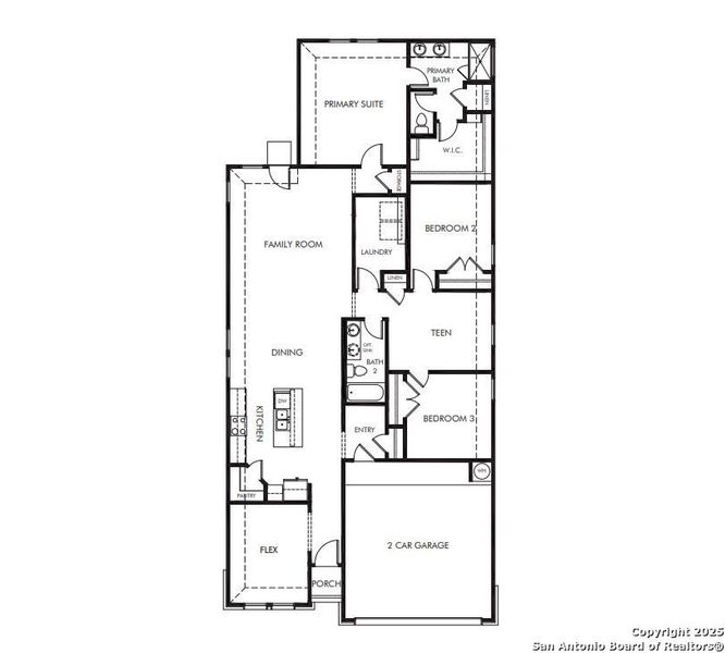 2D floor plan layout of this home in Scenic Crest - Premier Series, Boerne, TX (Image 2). 2D floor plan layout of this home in Scenic Crest - Premier Series, Boerne, TX (Image 2).