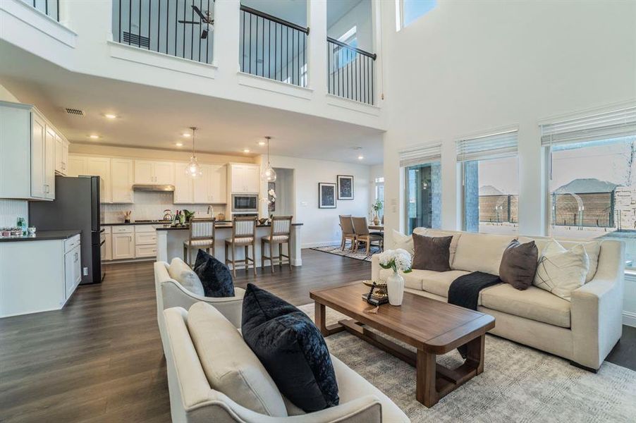 Furnished interior view inside a new home in The Ridge at Northlake, Northlake (Image 29).