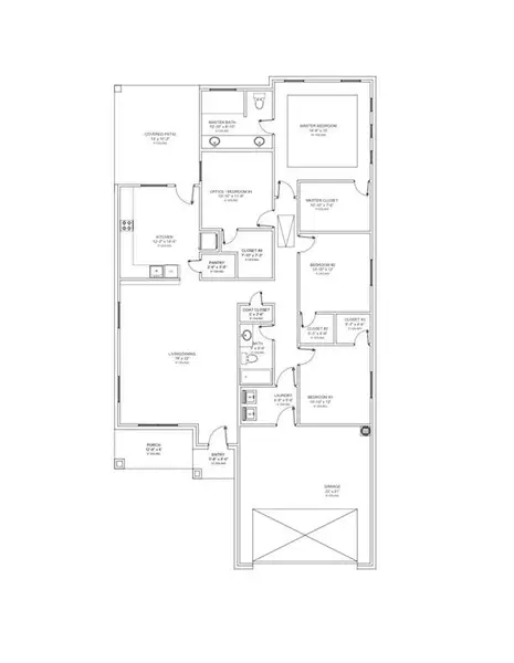 2D floor plan layout of this home in , Dallas, TX (Image 6).
