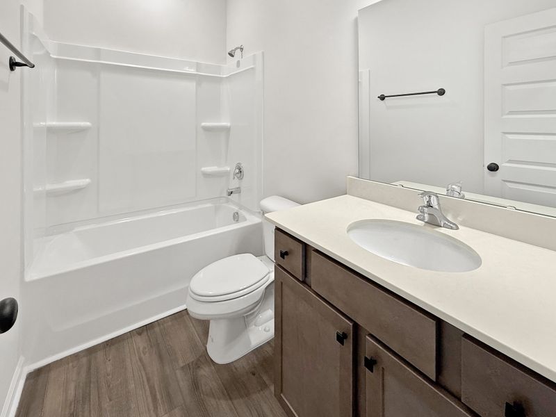 Furnished interior view inside a new home in The Village at Sassafras, Allenhurst (Image 6). Furnished interior view inside a new home in The Village at Sassafras, Allenhurst (Image 6).
