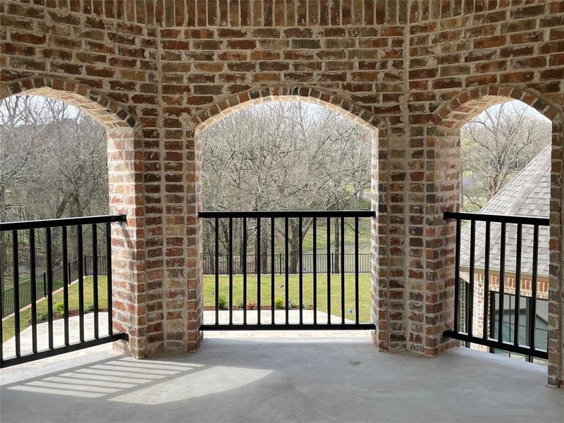 Exterior details and patio area of a home in , Sherman (Image 3).