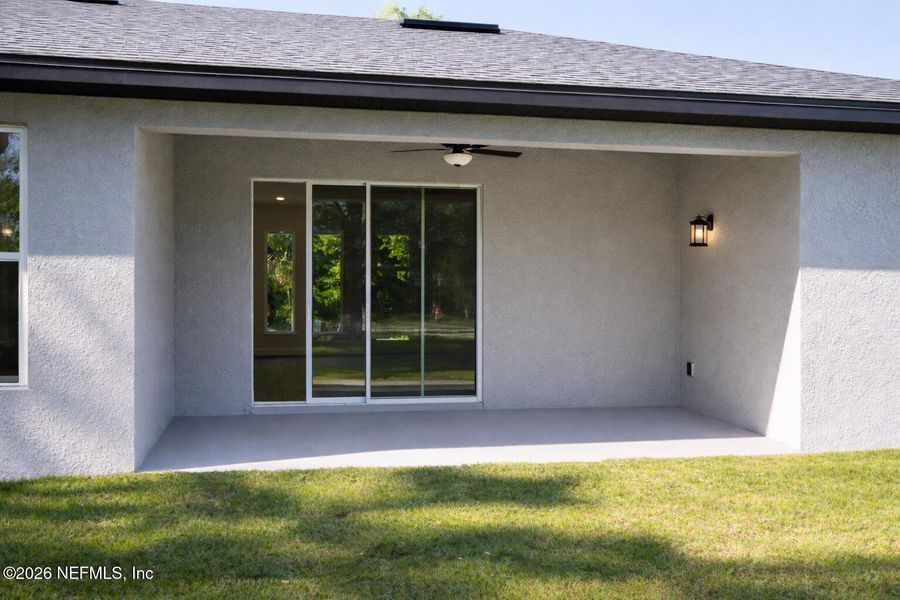 Exterior details and patio area of a home in , Palm Coast (Image 21).