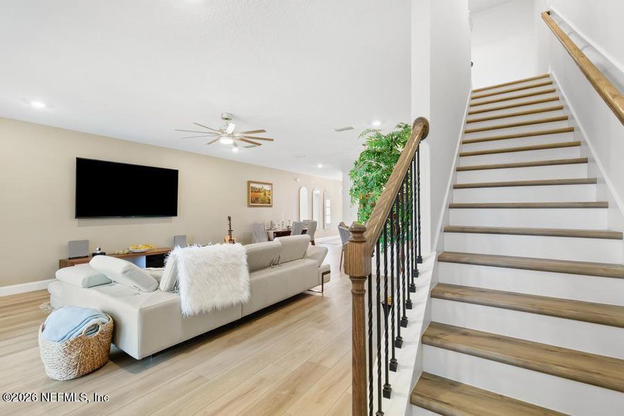 Furnished interior view inside a new home in , St. Augustine (Image 21).
