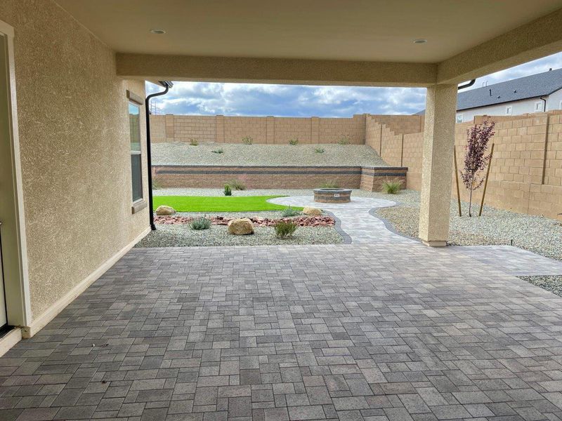 Exterior details and patio area of a home in Horizon at The Dells, Prescott (Image 25).