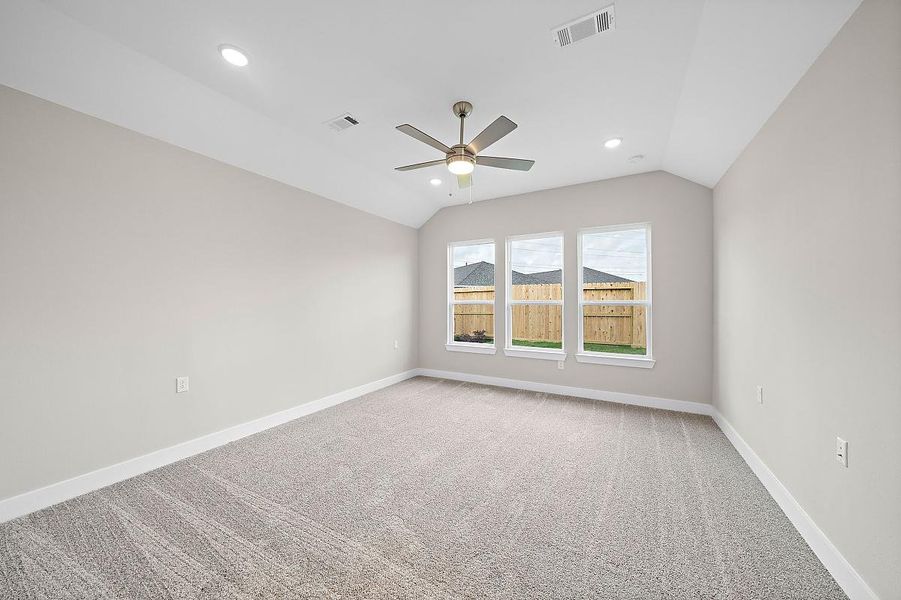Representative unfurnished interior of a home built from the Yellowstar by Caldwell Homes in Chambers Creek, Willis (Image 13). Representative unfurnished interior of a home built from the Yellowstar by Caldwell Homes in Chambers Creek, Willis (Image 13).