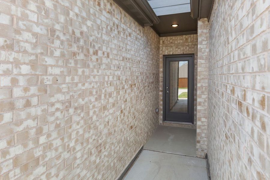Front exterior of a new home in Creekshaw, Royse City, TX, highlighting curb appeal (Image 27).