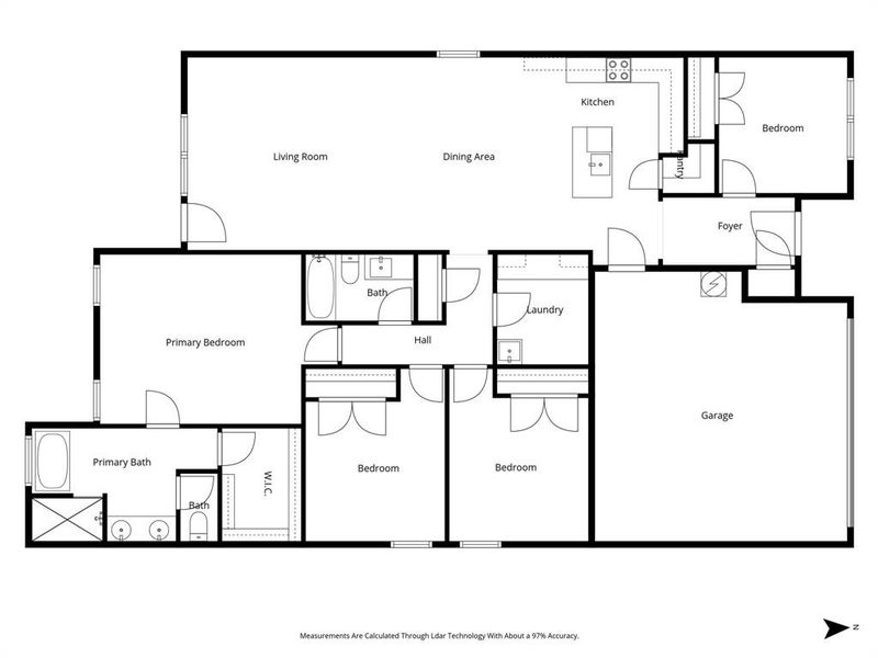 2D floor plan layout of this home in , Greenville, TX (Image 5). 2D floor plan layout of this home in , Greenville, TX (Image 5).