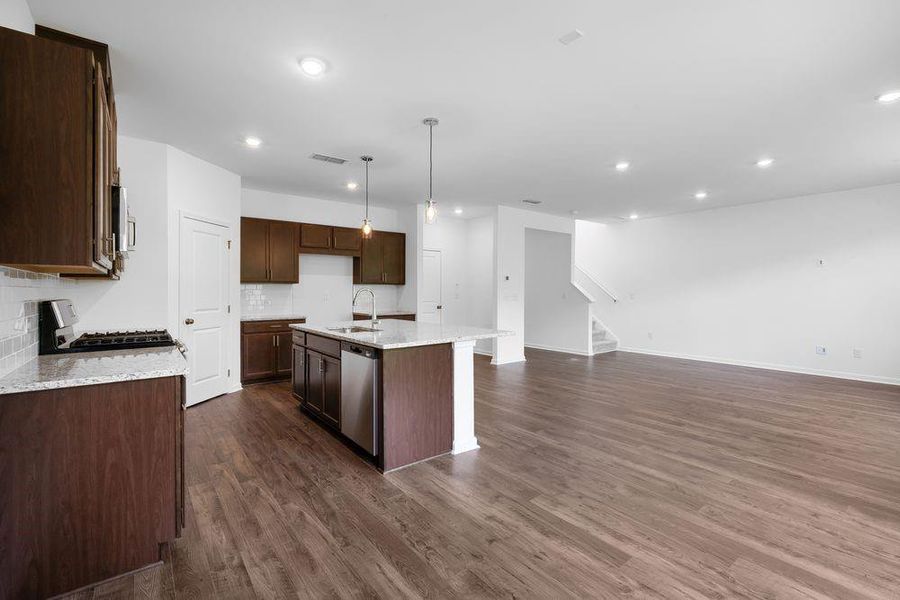 Furnished interior view inside a new home in Windance Lake, Loganville (Image 5). Furnished interior view inside a new home in Windance Lake, Loganville (Image 5).
