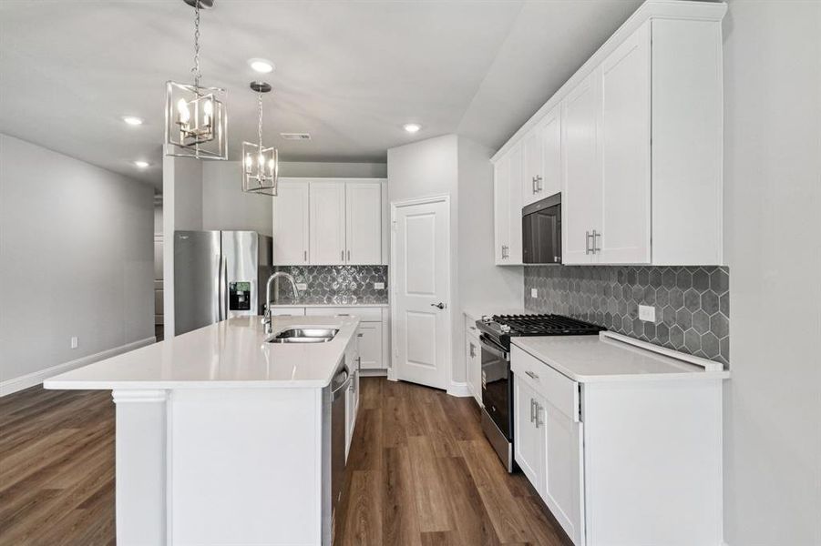 Photo is not of the actual home, but is an inspirational photo of builder’s model home and may depict options, furnishings, and/or decorator features that are not included.