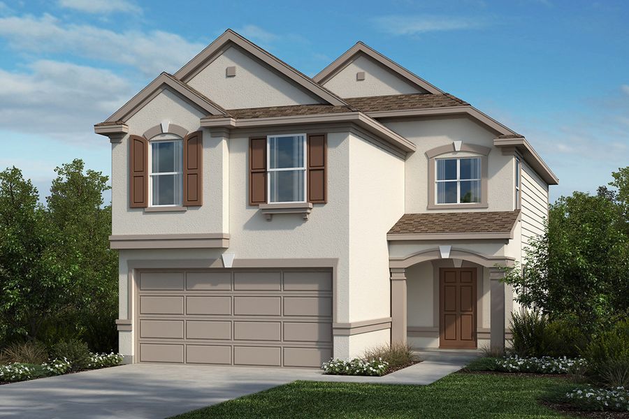 Image 5 representing the Plan 1908 by KB Home in The Granary - Heritage Collection, San Antonio, TX.