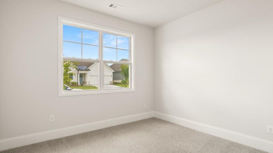 Spacious, unfurnished interior of a new home in Hamptons at Riverwood North, Dallas (Image 27).