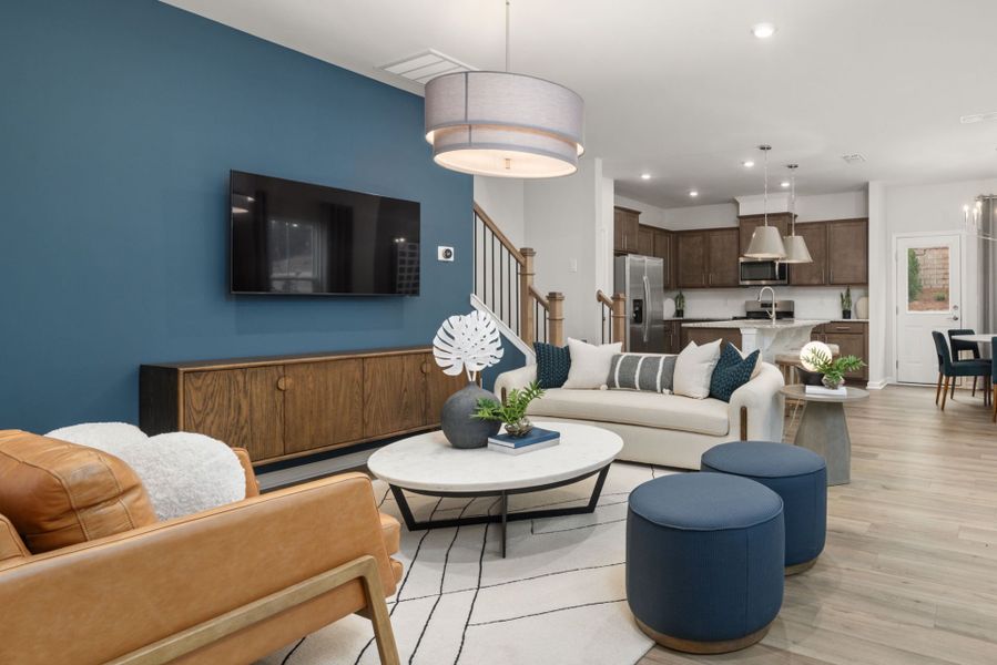 Furnished interior view inside a new home in Solana, Durham (Image 7).