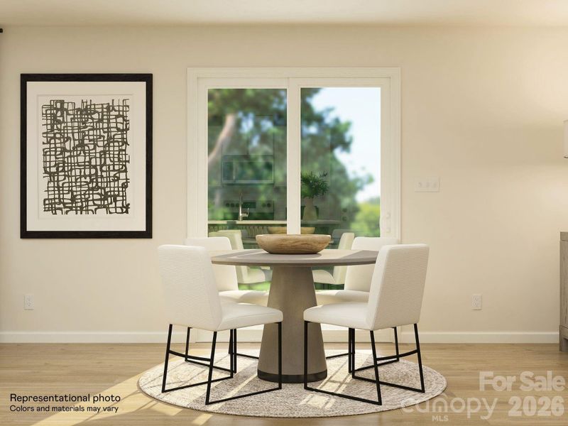 Furnished interior view inside a new home in Sullivan Farm, Statesville (Image 5).