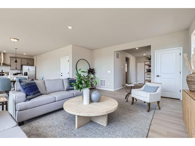 Furnished interior view inside a new home in Country Club Reserve, Fort Collins (Image 9).