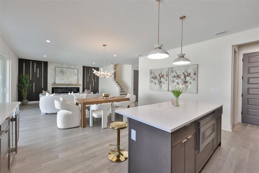 Furnished interior view inside a new home in , Tampa (Image 51).