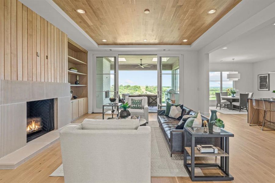 Furnished interior view inside a new home in , Fort Worth (Image 32). Furnished interior view inside a new home in , Fort Worth (Image 32).