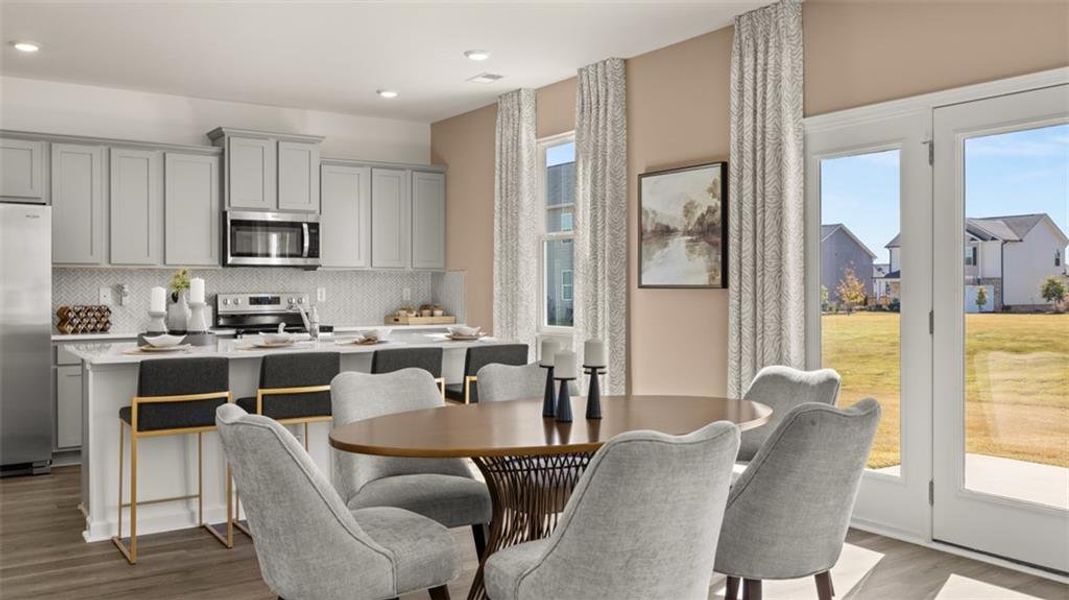 Furnished interior view inside a new home in , Stockbridge (Image 9).