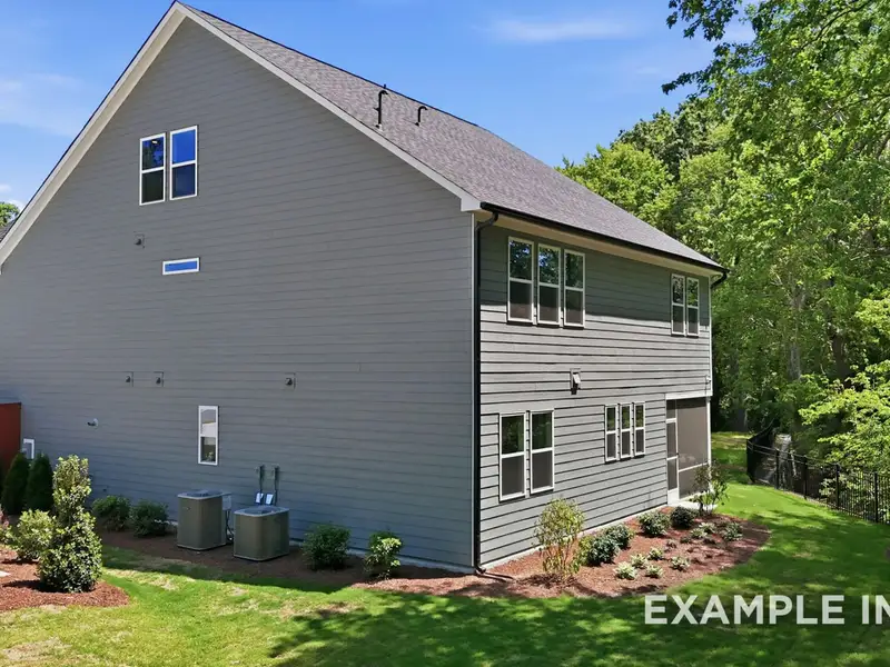 Exterior details and patio area of a home in Rockport, Wake Forest (Image 3). Exterior details and patio area of a home in Rockport, Wake Forest (Image 3).