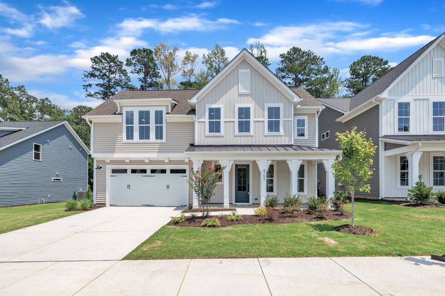 Representative exterior photo of a completed home built from the The Highland by RobuckHomes in Baylee Ridge, Selma, NC (Image 36). Representative exterior photo of a completed home built from the The Highland by RobuckHomes in Baylee Ridge, Selma, NC (Image 36).