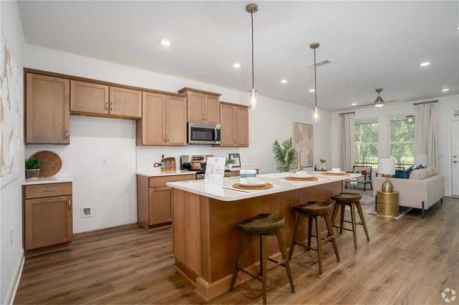 Furnished interior view inside a new home in , Cartersville (Image 10).