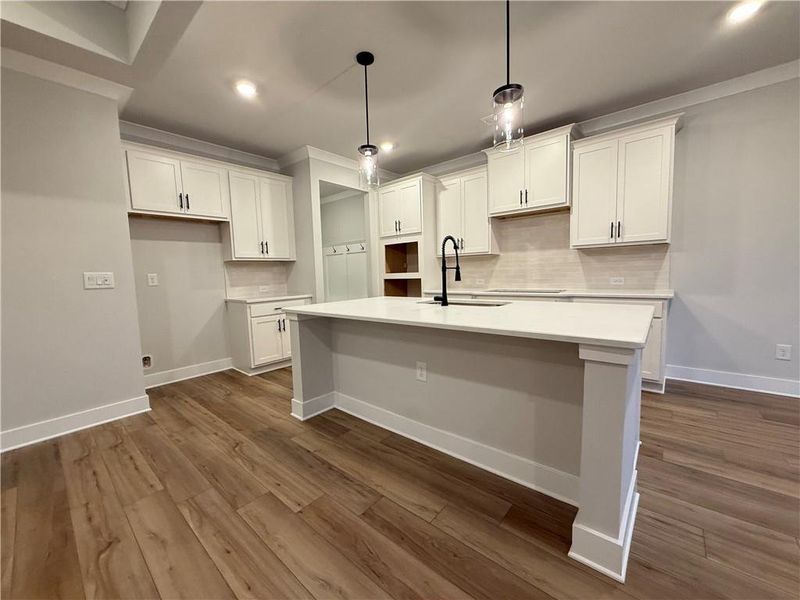 Furnished interior view inside a new home in Ponderosa Farms Manor, Gainesville (Image 8).