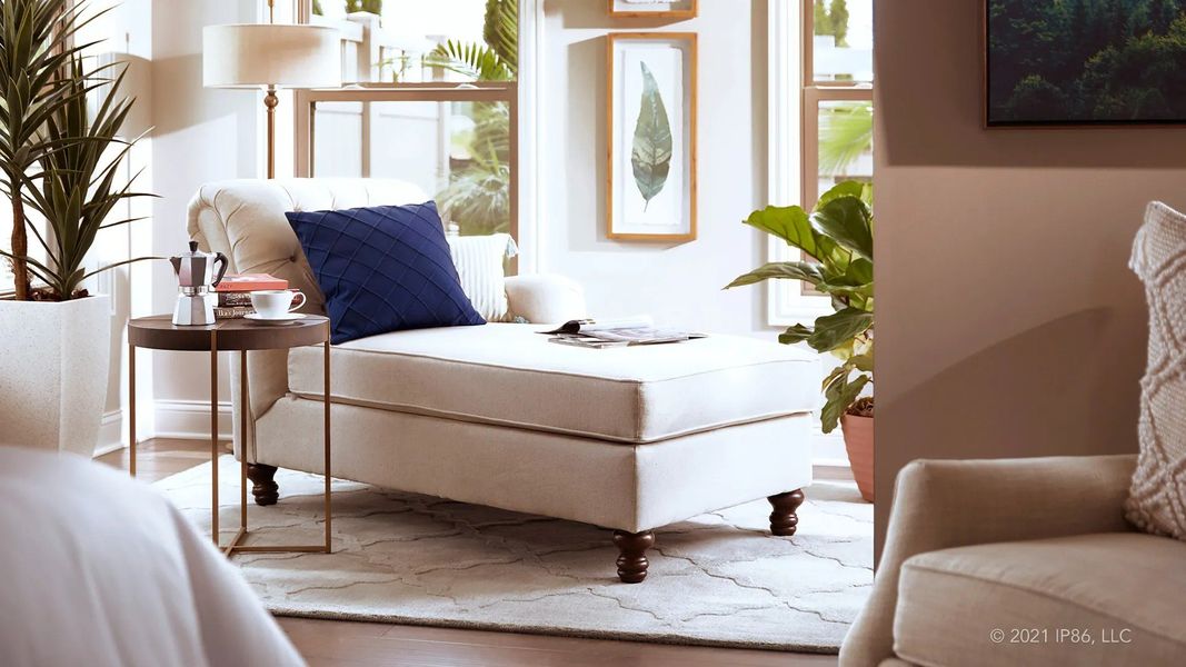 Furnished interior view inside a new home in The Courtyards at Bailey Farm, Dacula (Image 12).