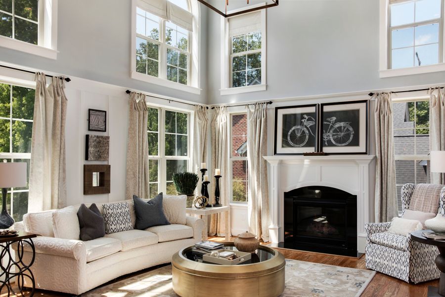 Representative furnished interior of a home built from the Arlington by Niblock Homes in Red Hill, Concord (Image 6).
