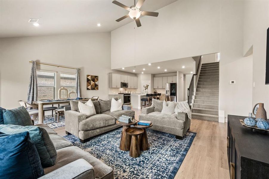 Furnished interior view inside a new home in , Fort Worth (Image 15).
