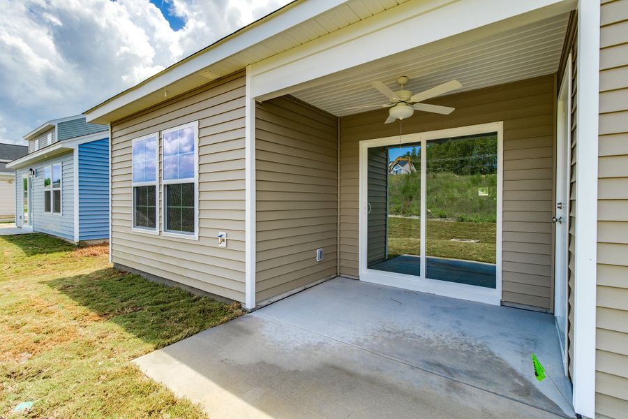 Exterior details and patio area of a home in Bluefield, Lexington (Image 4). Exterior details and patio area of a home in Bluefield, Lexington (Image 4).