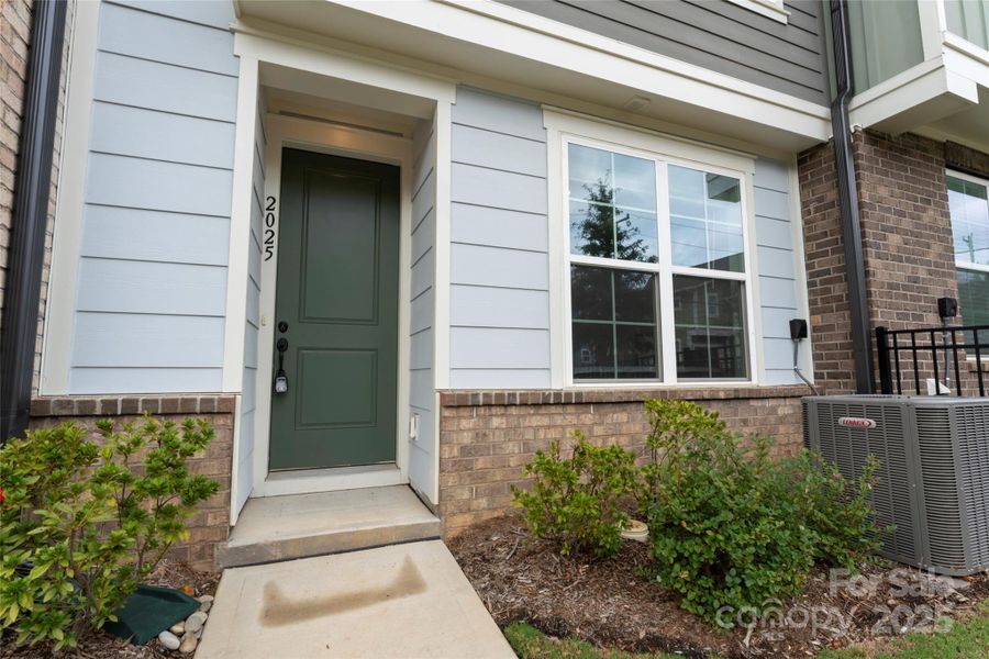 Exterior details and patio area of a home in , Charlotte (Image 2). Exterior details and patio area of a home in , Charlotte (Image 2).