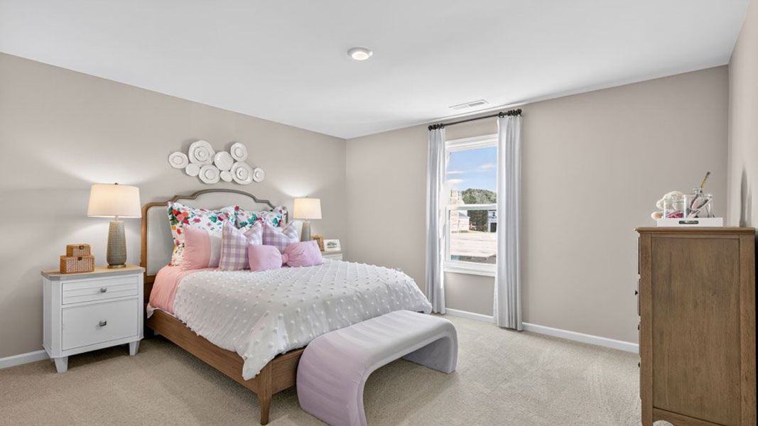 Representative furnished interior of a home built from the Hartwell by D.R. Horton in The Manors at Winston Pointe, Clayton (Image 27).