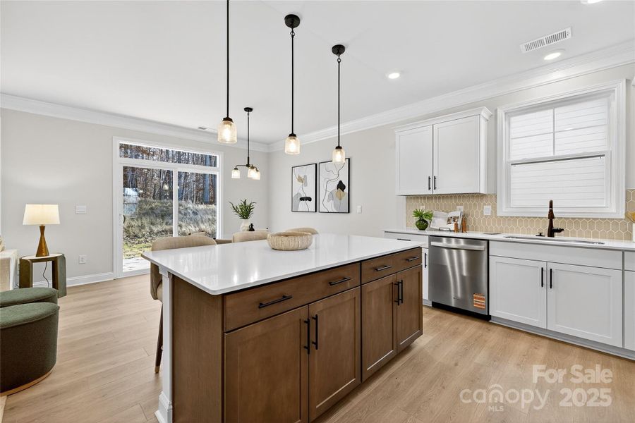 Furnished interior view inside a new home in Falls Cove, Troutman (Image 4).