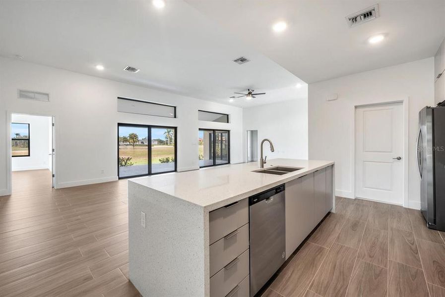 Furnished interior view inside a new home in , Punta Gorda (Image 15).