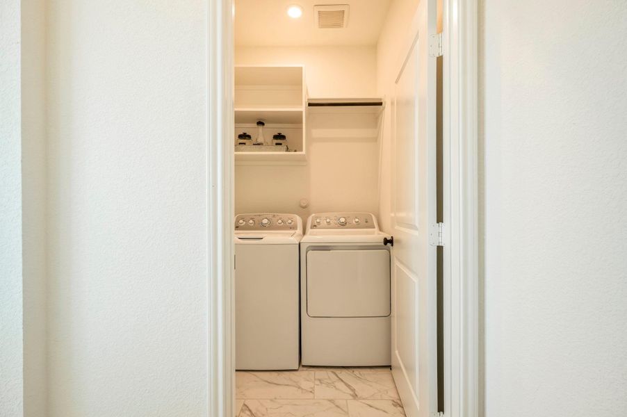 Laundry Room with Storage