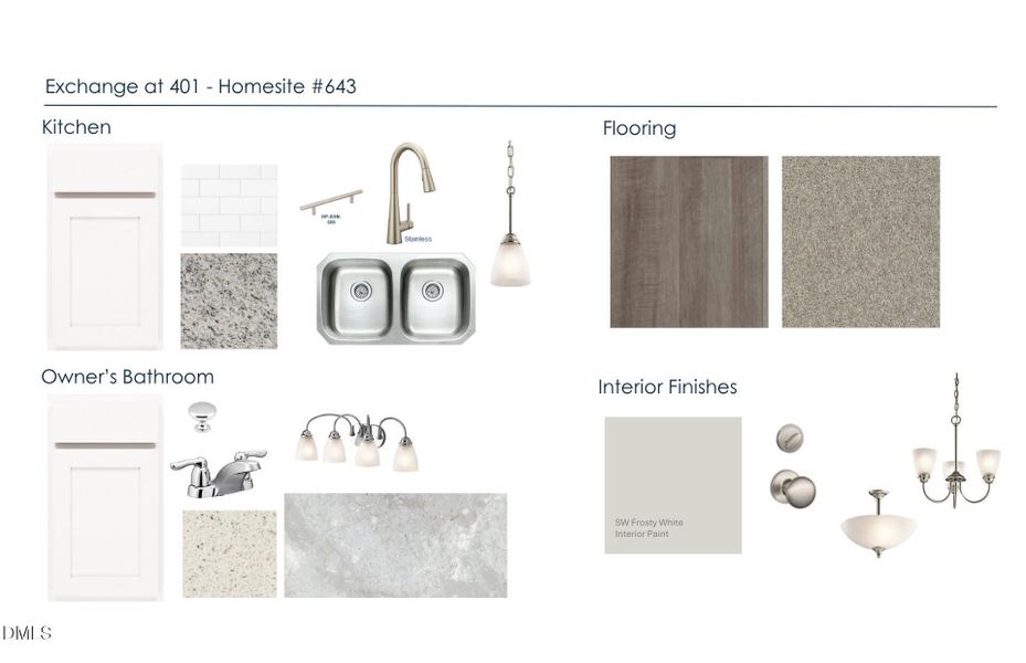 E401 Design Selections Lot #643