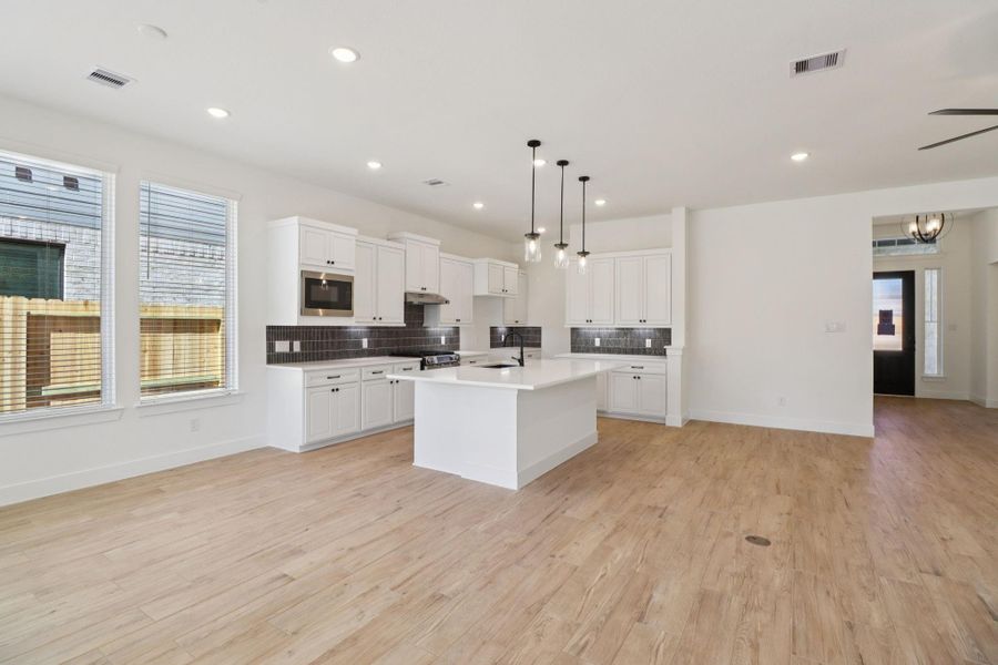 Furnished interior view inside a new home in The Highlands, Porter (Image 7).