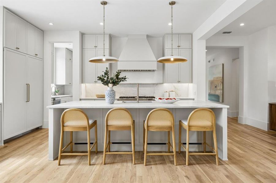 Furnished interior view inside a new home in , Dallas (Image 14).