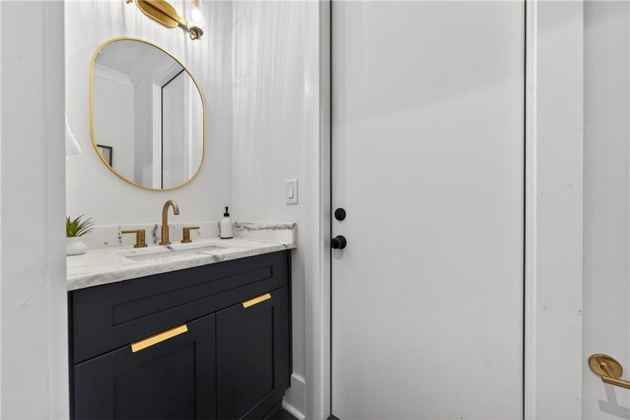 Furnished interior view inside a new home in , White Plains (Image 37).