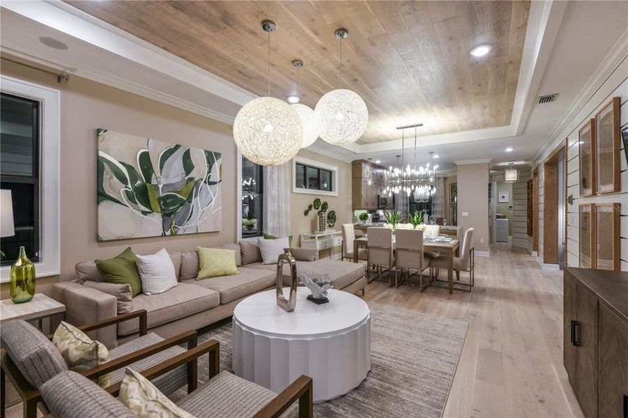 Furnished interior view inside a new home in Cresswind Lakewood Ranch, Lakewood Ranch (Image 7). Furnished interior view inside a new home in Cresswind Lakewood Ranch, Lakewood Ranch (Image 7).