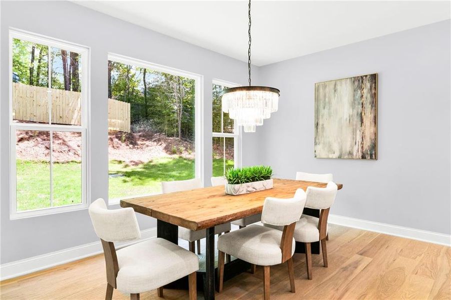 Furnished interior view inside a new home in , Gainesville (Image 6).