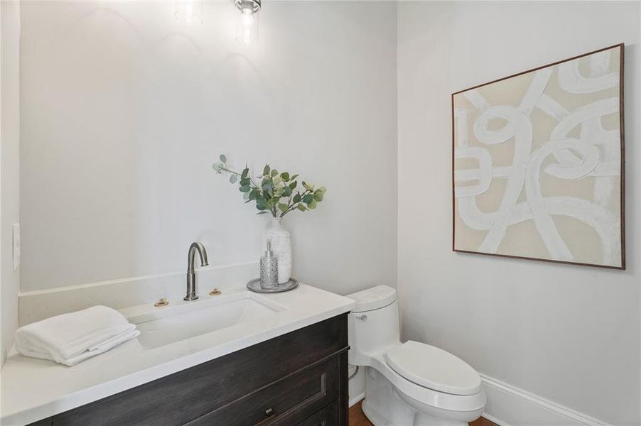 Furnished interior view inside a new home in , Milton (Image 6).