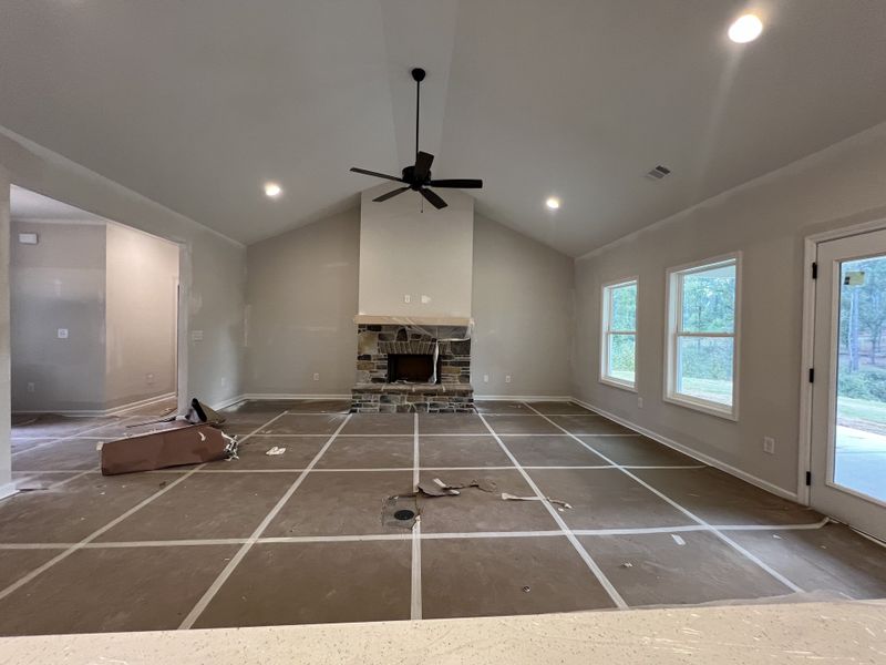 In-progress construction of a new home in Hunters Ridge, Thomaston, GA (Image 12). In-progress construction of a new home in Hunters Ridge, Thomaston, GA (Image 12).