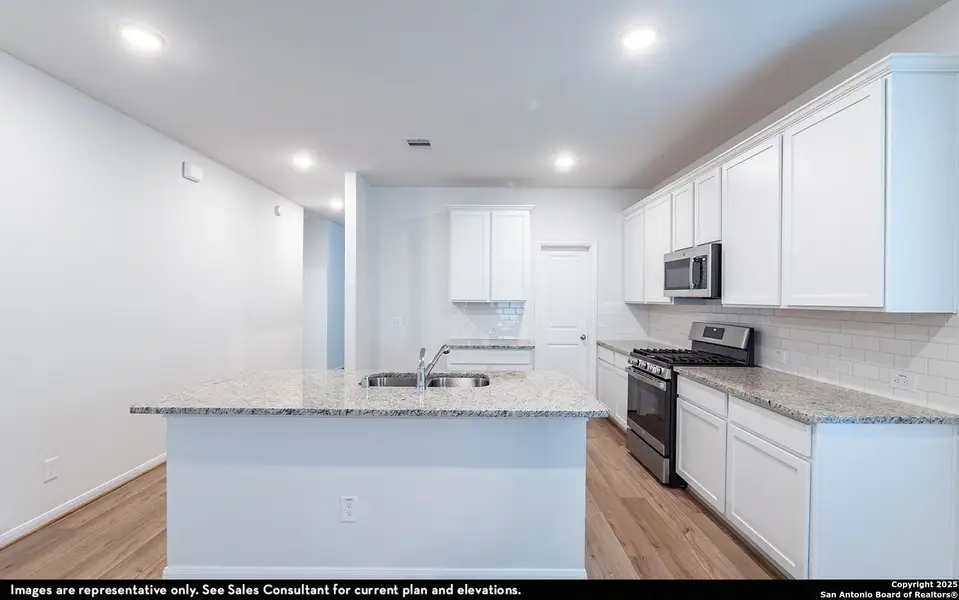 Furnished interior view inside a new home in Katzer Ranch, Converse (Image 2).
