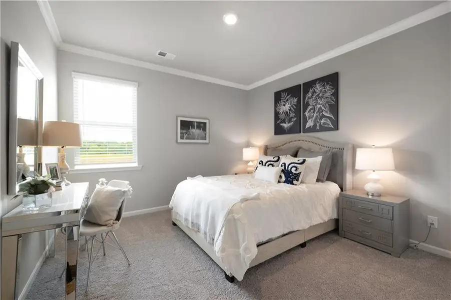 Furnished interior view inside a new home in Etowah Landing, Ball Ground (Image 6).