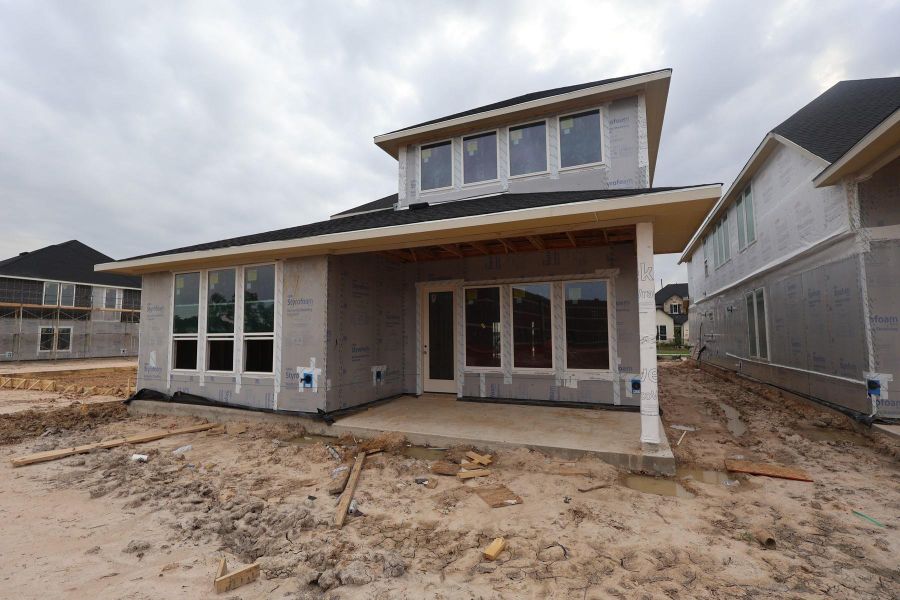 In-progress construction of a new home in Woodson’s Reserve, Spring, TX (Image 7). In-progress construction of a new home in Woodson’s Reserve, Spring, TX (Image 7).