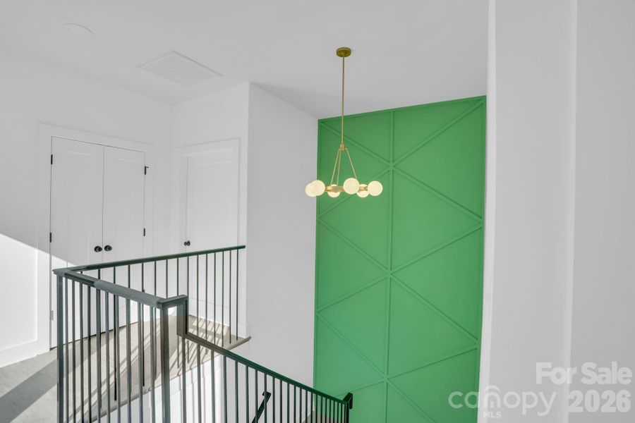 Furnished interior view inside a new home in , Charlotte (Image 11).