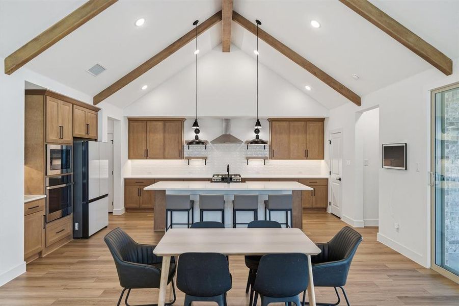 Furnished interior view inside a new home in Monterra, Fate (Image 8).