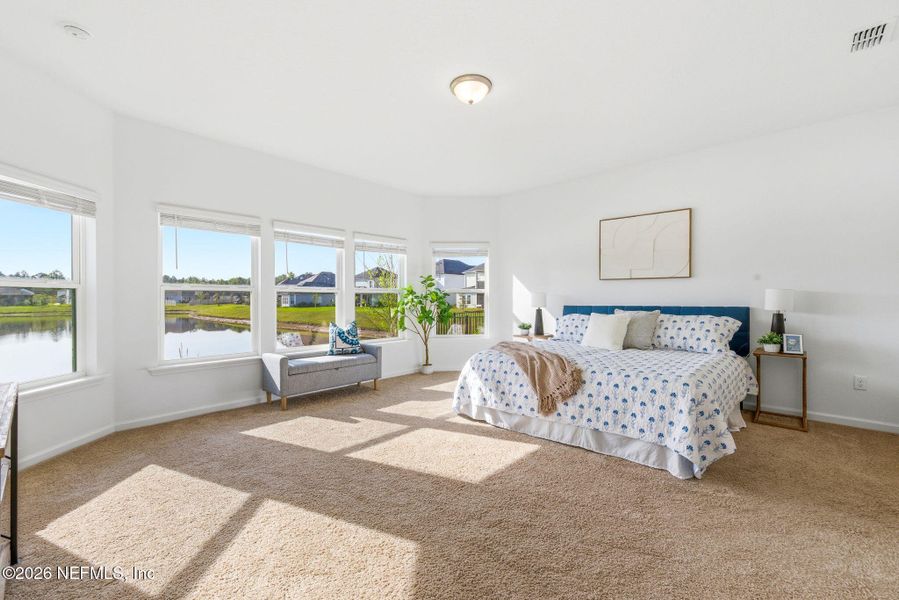 Furnished interior view inside a new home in Beacon Lake, St. Augustine (Image 13).